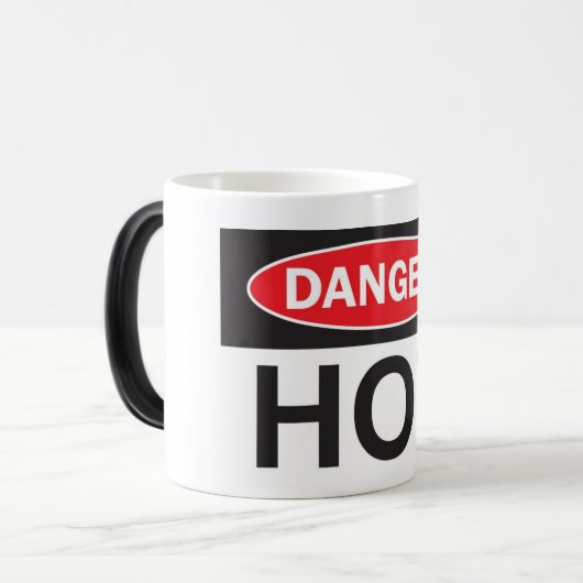 Danger Hot - Morphing-Mok Magische Mok (Voorkant links)