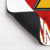 Danger Love Mousepad Muismat (Hoek)