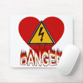 Danger Love Mousepad Muismat (Met muis)