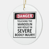 Danger Mandolin Keramisch Ornament (Links)