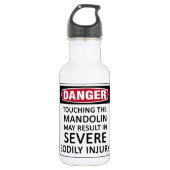 Danger Mandolin Waterfles (Voorkant)