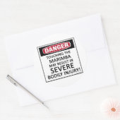 Danger Marimba Ronde Sticker (Envelop)