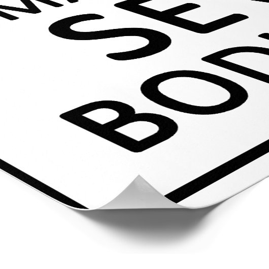 Danger Melodeon Poster (Hoek)