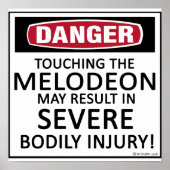 Danger Melodeon Poster (Voorkant)