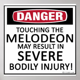 Danger Melodeon Poster