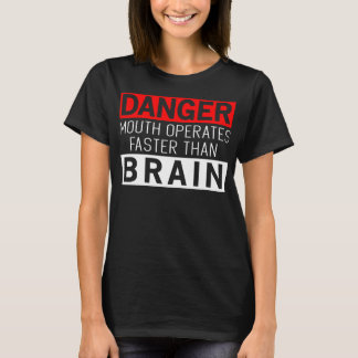 Danger Mouth werkt sneller dan Grappige hersengolv T-shirt