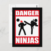 Danger Ninjas Briefkaart (Voorkant / Achterkant)