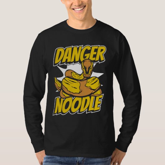 Danger Noodle Snake Owner Snake  Banana Ball Pytho T-shirt (Voorkant)