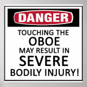 Danger Oboe Poster (Voorkant)