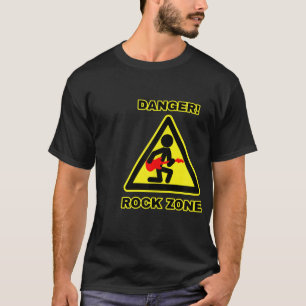 Danger Rock ZoneFunny 629 T-shirt