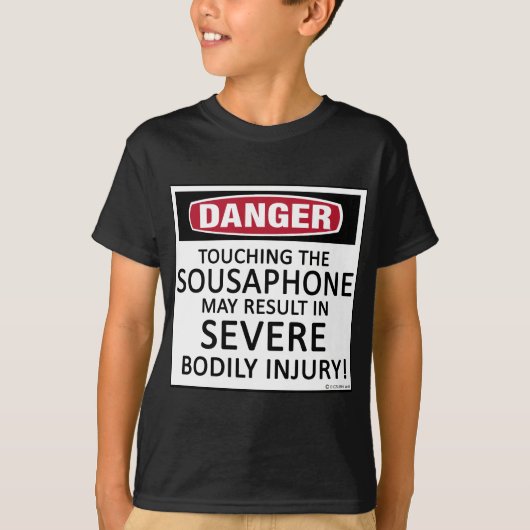 Danger Sousaphone T-shirt (Voorkant)