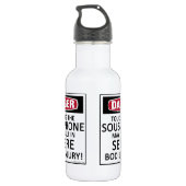 Danger Sousaphone Waterfles (Achterkant)