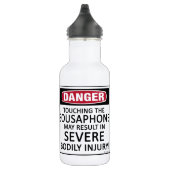 Danger Sousaphone Waterfles (Rechts)