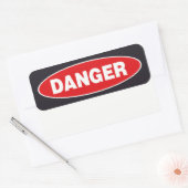 Danger Sticker Sjabloon (Envelop)