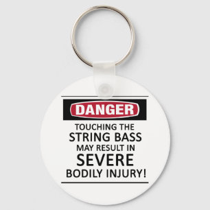 Danger String Bass Sleutelhanger