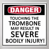 Danger Trombone Poster (Voorkant)