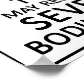 Danger Tuba Poster (Hoek)