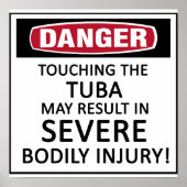 Danger Tuba Poster (Voorkant)