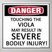 Danger Viola Poster (Voorkant)