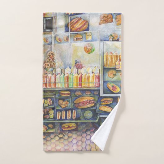 Dangerachtig dicht bij de vun bad handdoek (Handdoek)