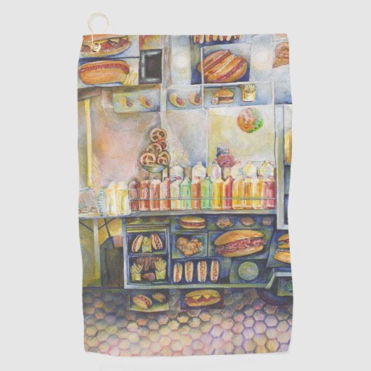 Dangerachtig dicht bij de vun golfhanddoek (Voorkant)