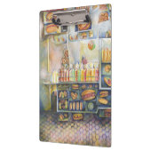 Dangerachtig dicht bij de vun klembord (Links)