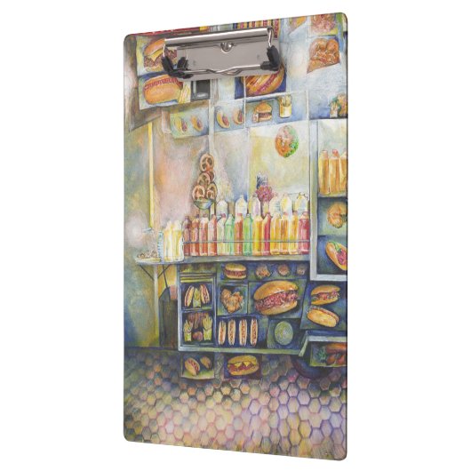 Dangerachtig dicht bij de vun klembord (Links)