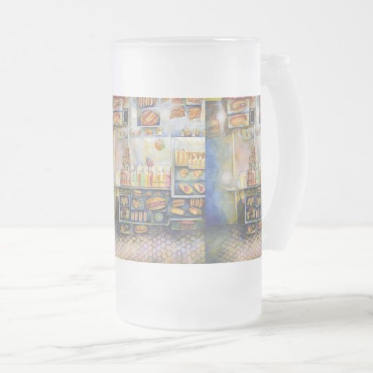 Dangerachtig dicht bij de vun matglas bierpul (Voorkant rechts)