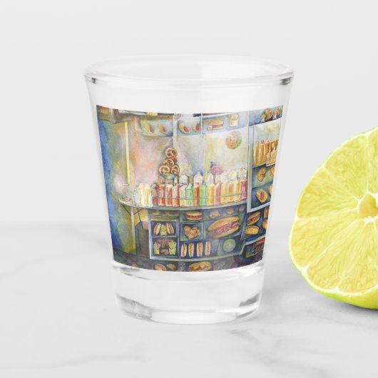 Dangerachtig dicht bij de vun shot glas (Voorkant)