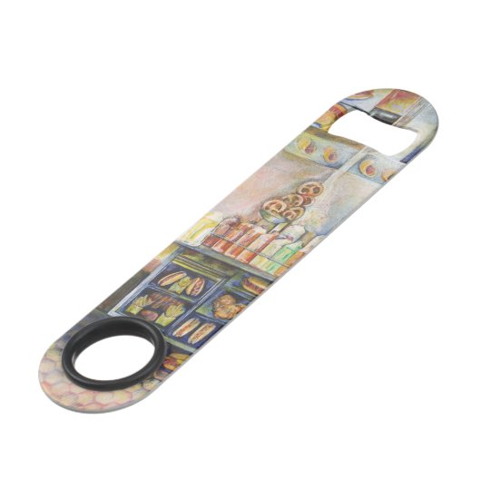 Dangerachtig dicht bij de vun speed flessenopener (Achterkant Gekanteld)