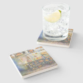 Dangerachtig dicht bij de vun stenen onderzetter (Zijkant)