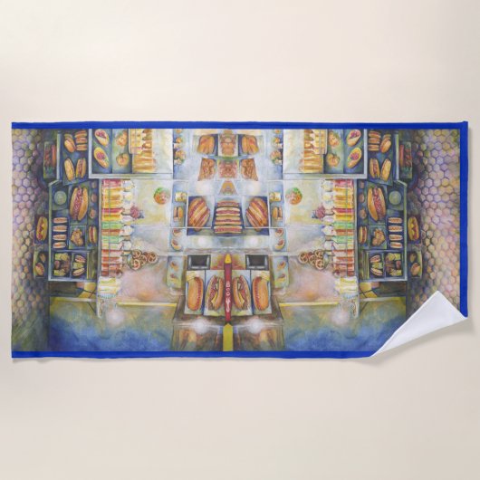 Dangerachtig dicht bij de vun strandlaken (Voorkant)