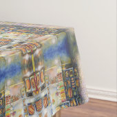 Dangerachtig dicht bij de vun tafelkleed (Voorbeeld)