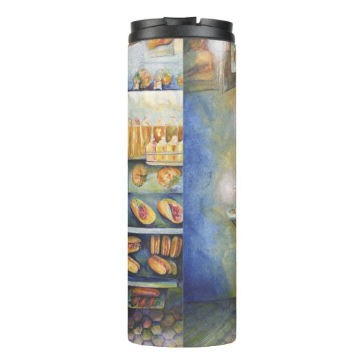 Dangerachtig dicht bij de vun thermosbeker (Achterkant)