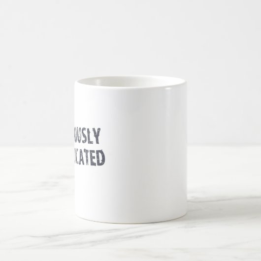 Dangerisch overgeschoold koffiemok (Center)