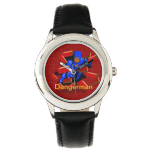 Dangerman Urban Superhero Wall Smash Watch Horloge