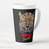 Dangerous Beauty - Leopard Mug Latte Mok (Rechterhoek)
