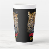Dangerous Beauty - Leopard Mug Latte Mok (Voorkant)