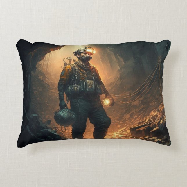 Dangerous Mines Accent Kussen (Voorkant)