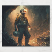 Dangerous Mines Bier Etiket (Enkel label)