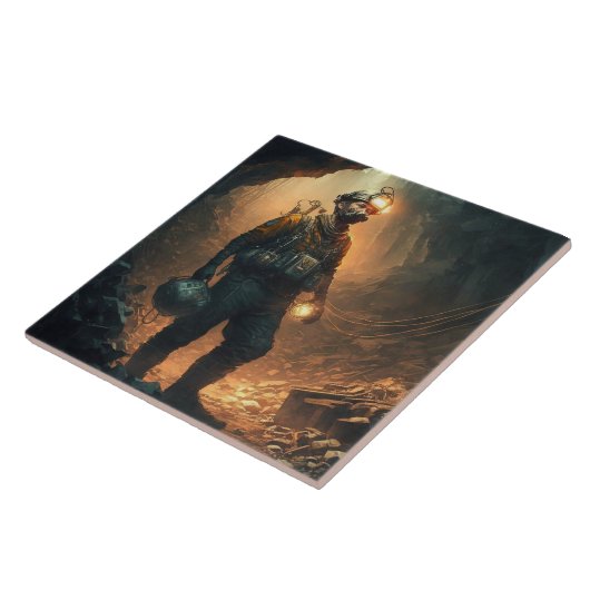 Dangerous Mines Tegeltje (Zijkant)