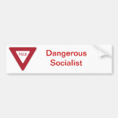 Dangerous Socialist Bumper stciker Bumpersticker (Voorkant)