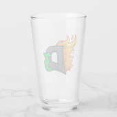 DangerousDadD Pint Glass Glas (Achterkant)