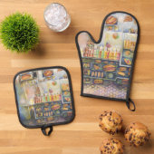 Dangerously dicht bij Fun Ovenwant & Pannenlap Set (Top down)