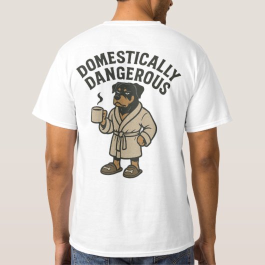 dangerously domesticated  t-shirt (Achterkant)