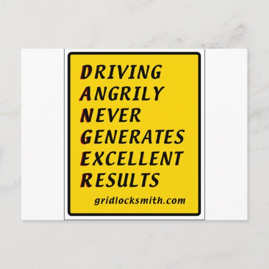 DANGERsign Briefkaart (Voorkant)