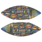 Danglijk dicht bij de vlaag american football (Panelen)