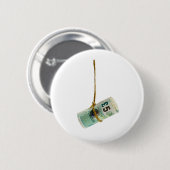 Dangling British pound Ronde Button 5,7 Cm (Voorkant /achterkant)