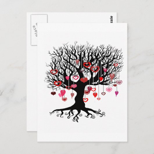 Dangling Love Briefkaart (Voorkant / Achterkant)