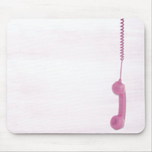 Dangling Pink Muismat telefonische ontvanger
